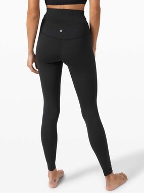 Lululemon Aligned Angles Super High Rise Tight 28" Black Size 4 activewear